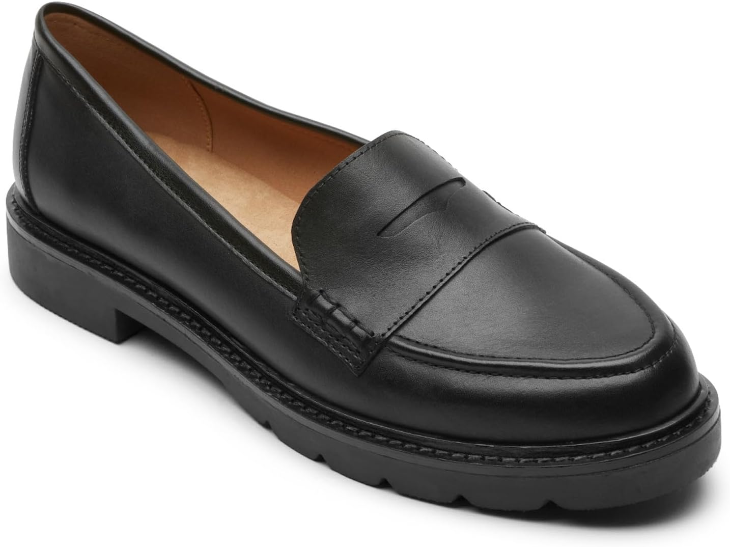 Women’s Breathable Perforated Penny Loafers – Casual Dress Shoes - Image 2