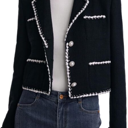 Women’s Casual Open Front Long Sleeve Business Blazer Jacket
