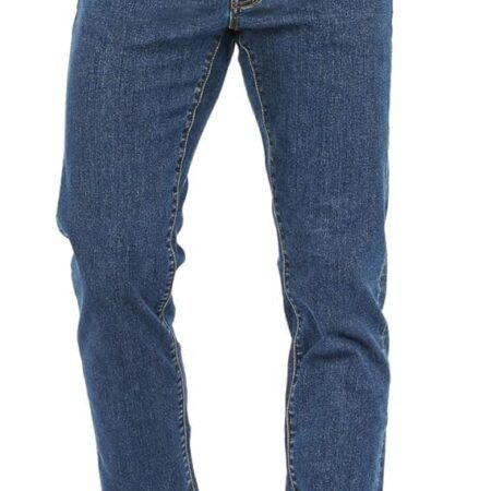Men’s Slim Straight Stretch Skinny Denim Jeans Soft Casual Pants