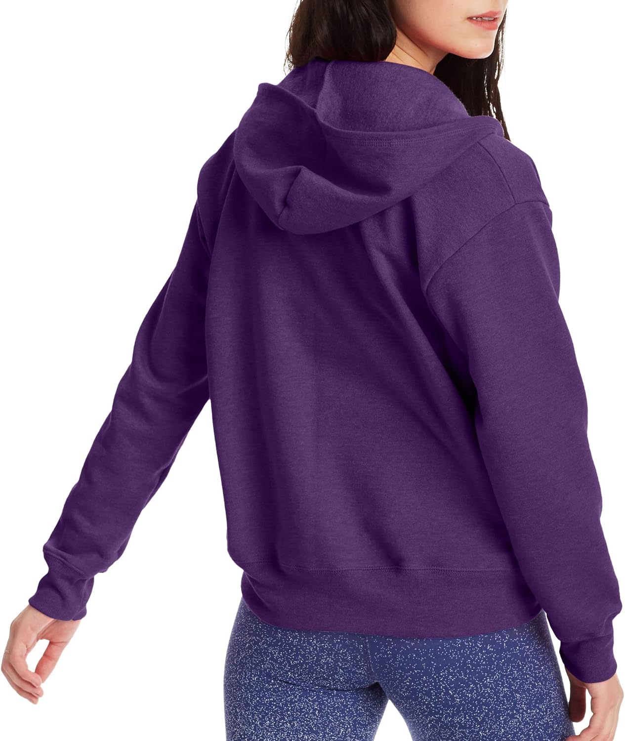 Women’s Full Zip Hooded Sweatshirt Jacket - Image 2